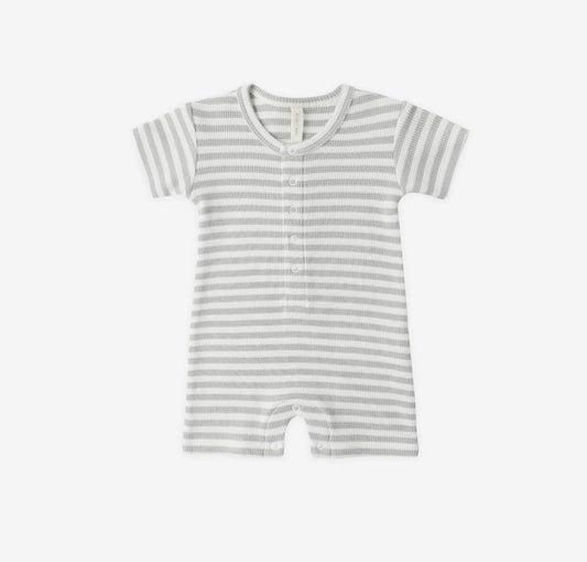 Grey Stripe Romper