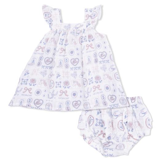Country Western Heirlooms - Sundress & Bloomer