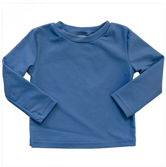 Blue Long Sleeve Rash Guard