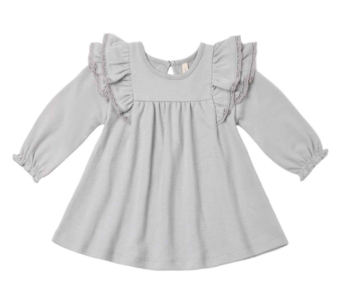Long Sleeve Flutter Dress