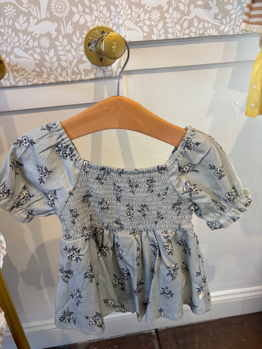 Blue Ruffle Dress