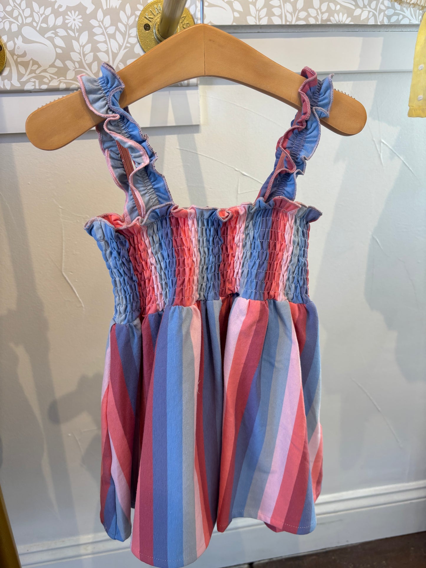 Rainbow Smocked Dress