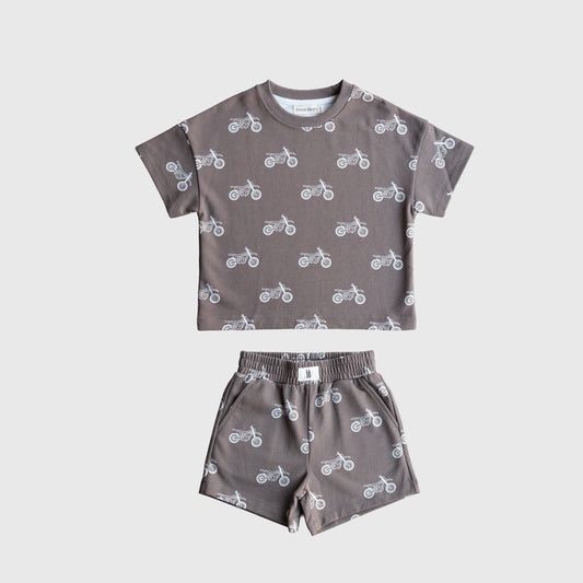 French Terry Short Set | Dirt Bike
