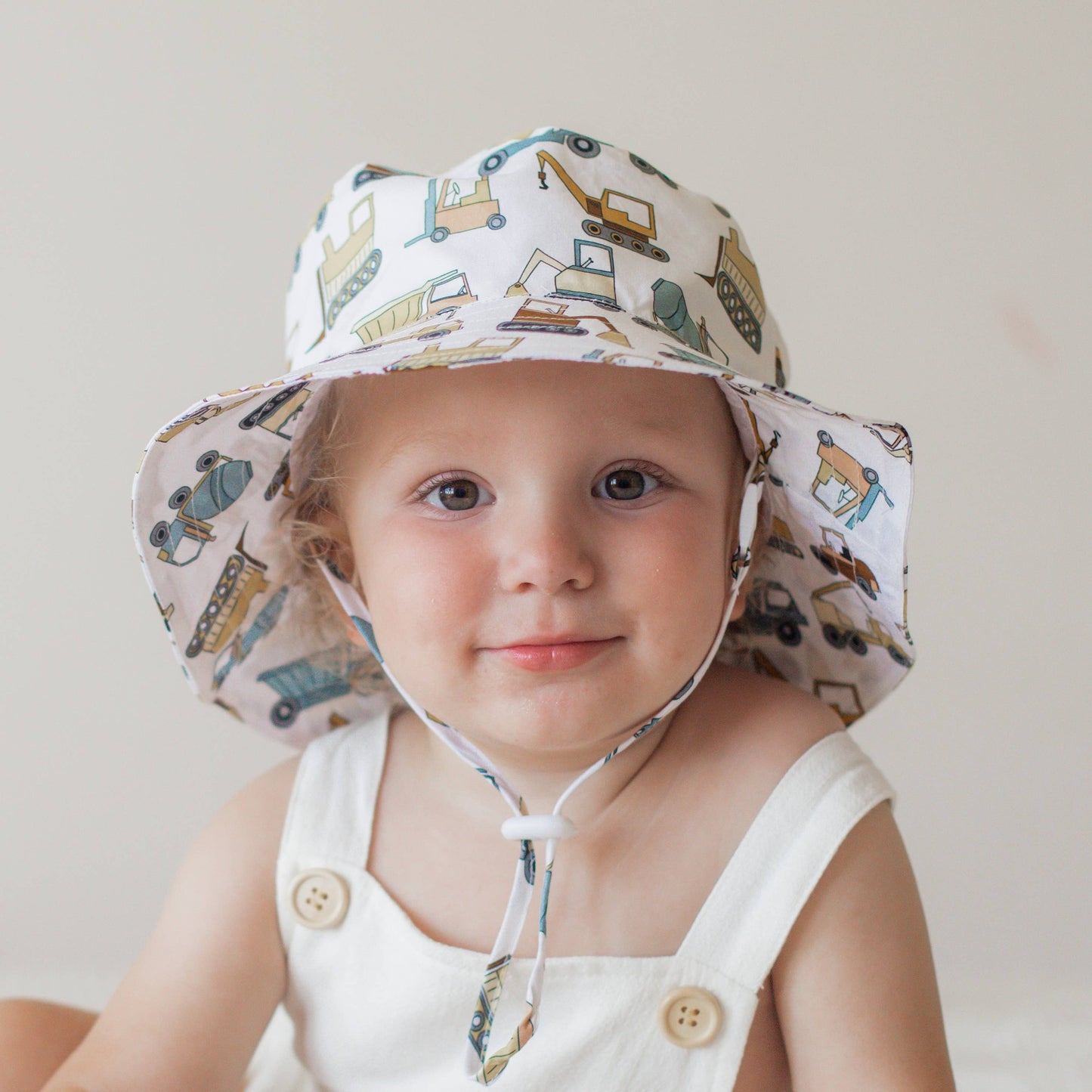 Construction Trucks Bucket Hat UPF 50+ Baby & Toddler