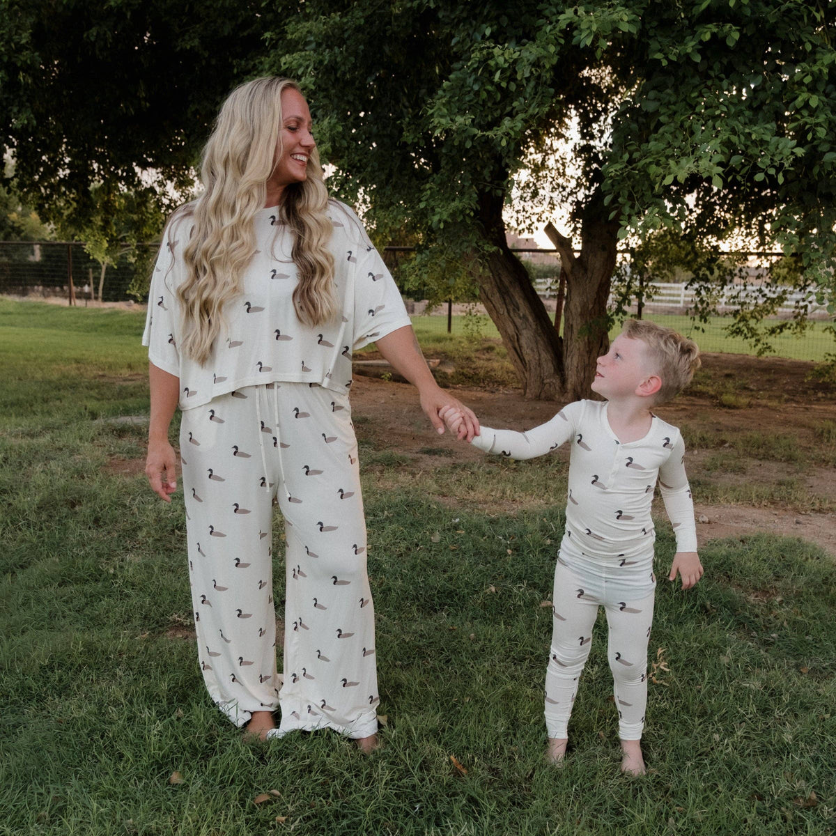Bamboo Two Piece Pajamas | Mallard