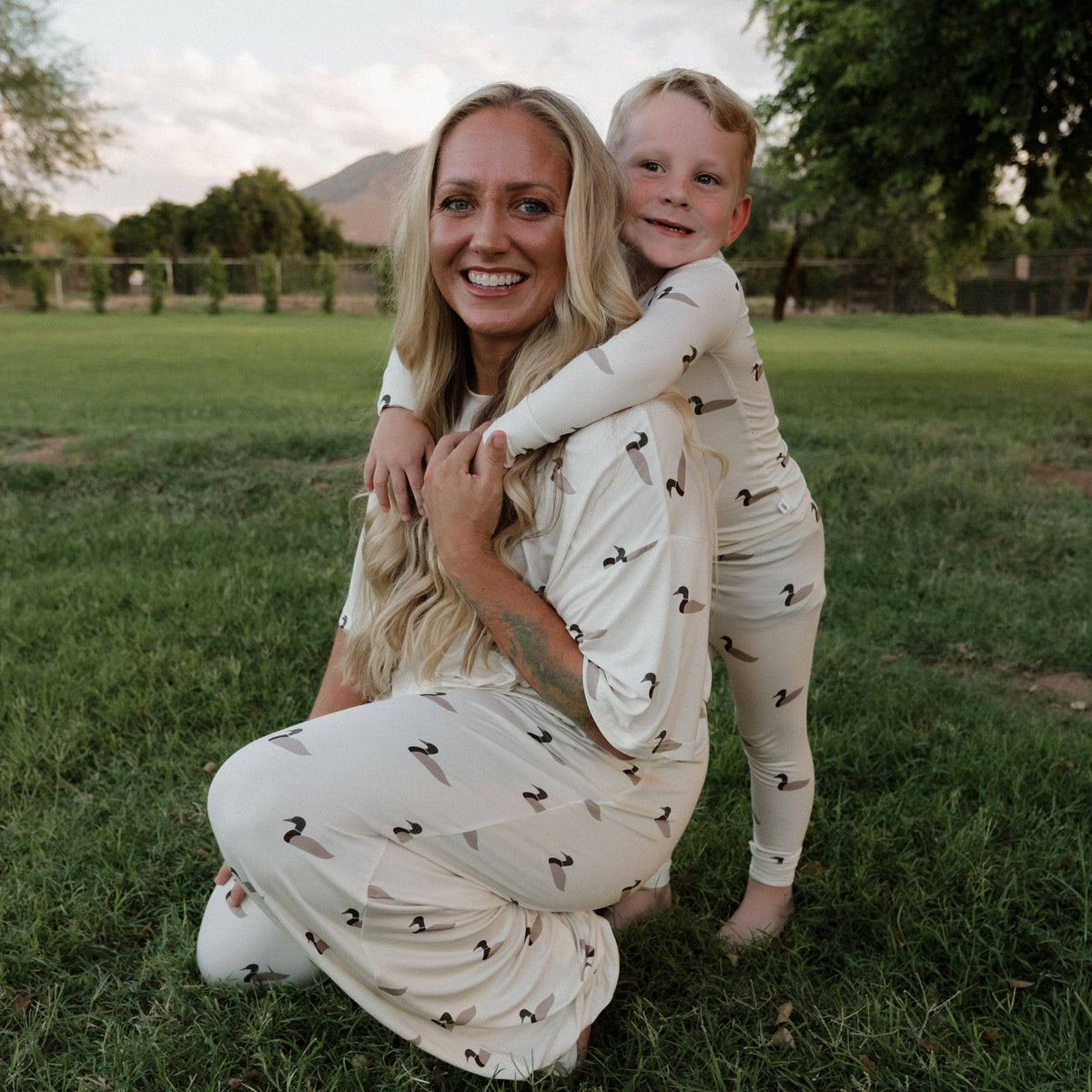 Bamboo Two Piece Pajamas | Mallard