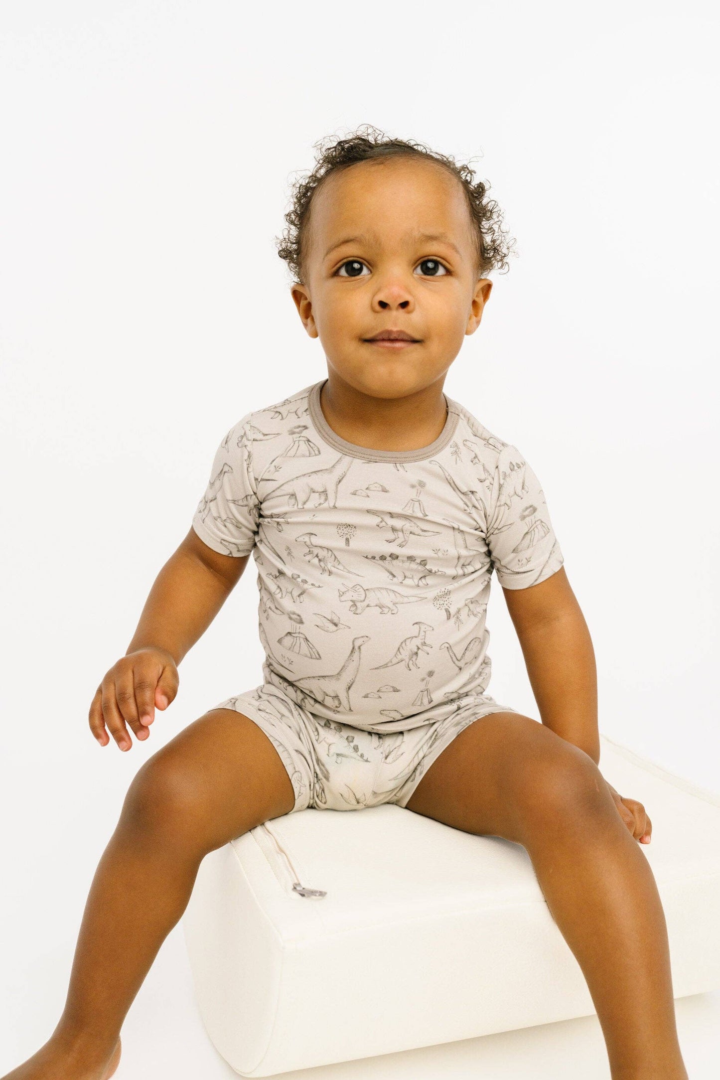 Dino Doodles Bamboo Shorts Set