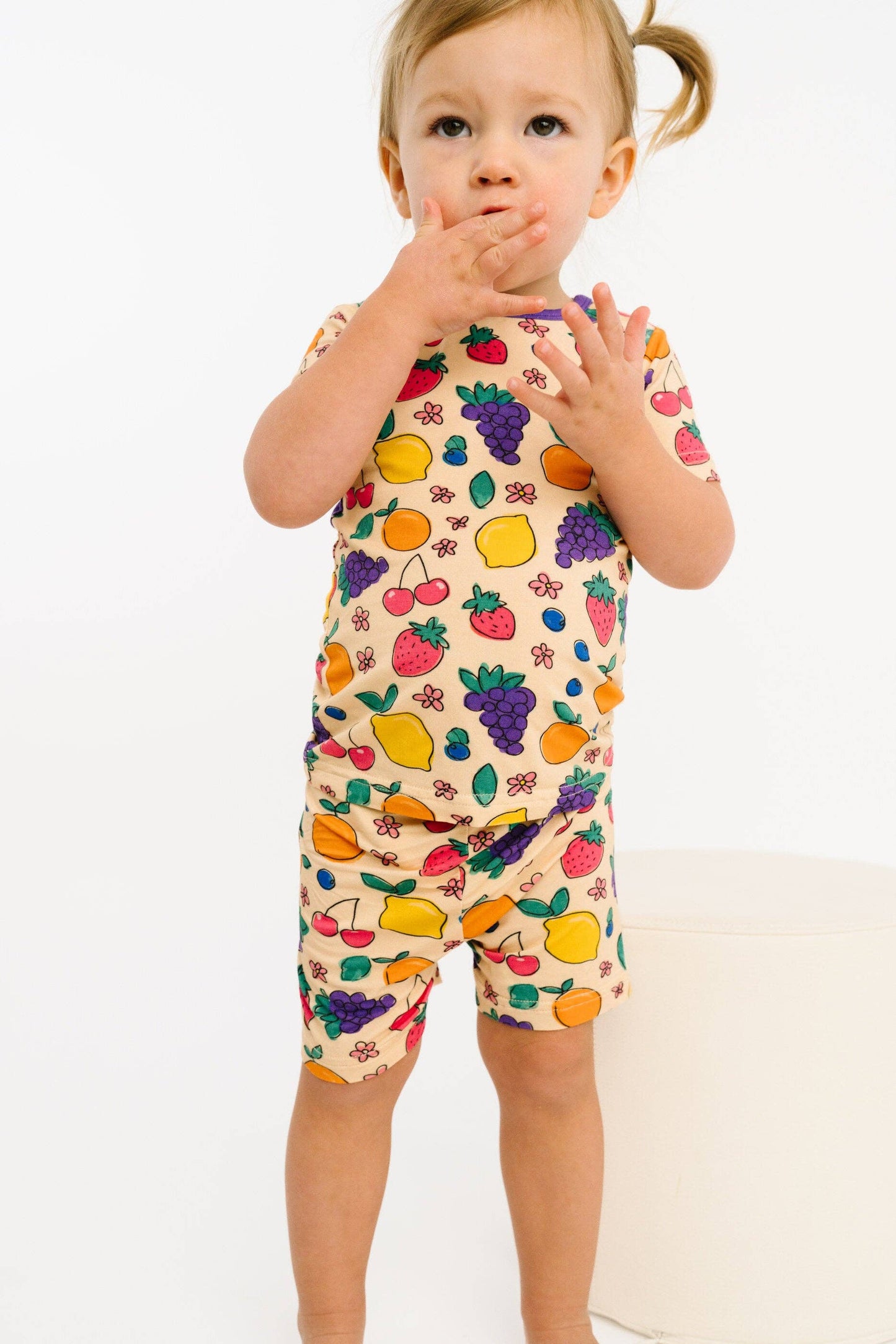 Fruit Basket Bamboo Shorts Set