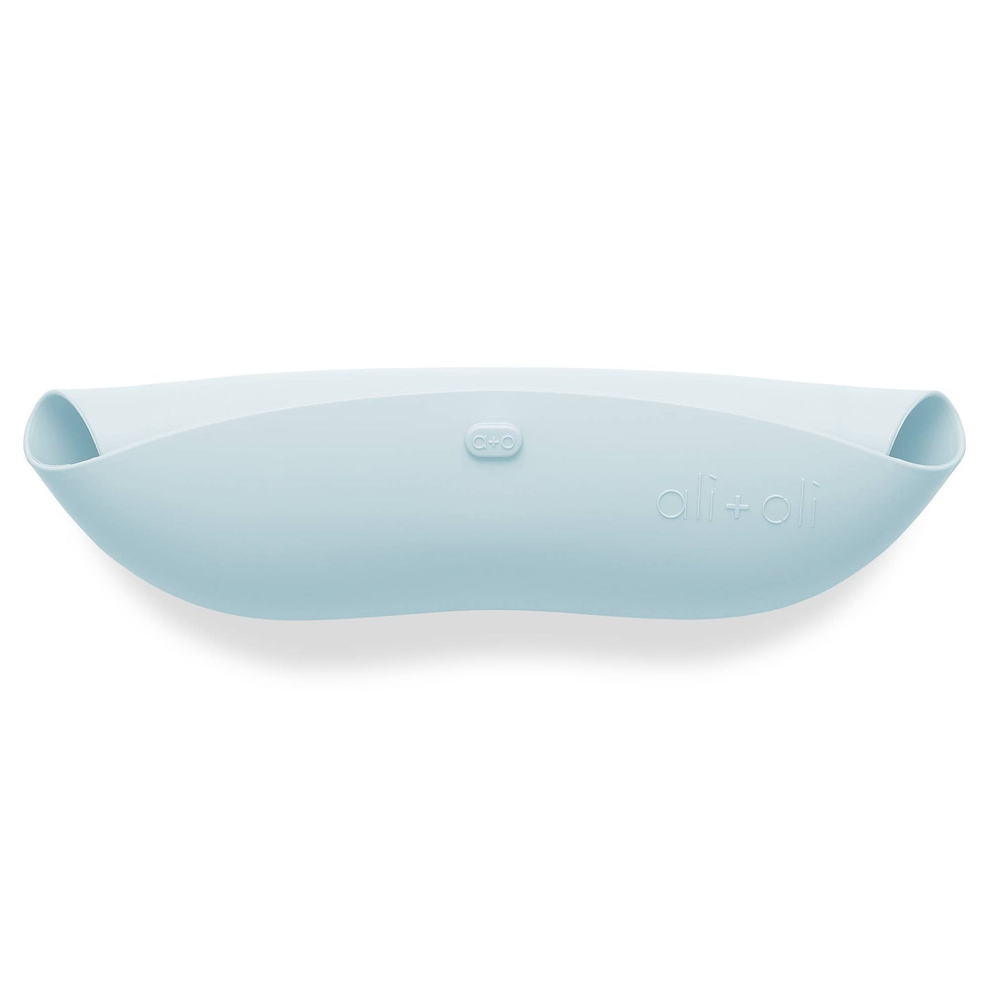 Silicone Baby Bib Roll Up & Stay Closed - (Sky)