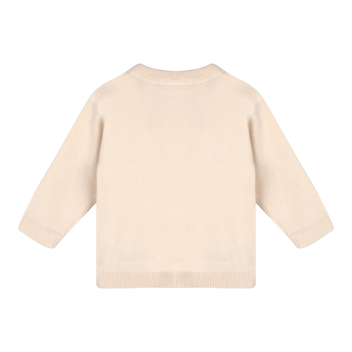 Farm Tractor Embroidered Sweater Knit Baby Pullover -Organic