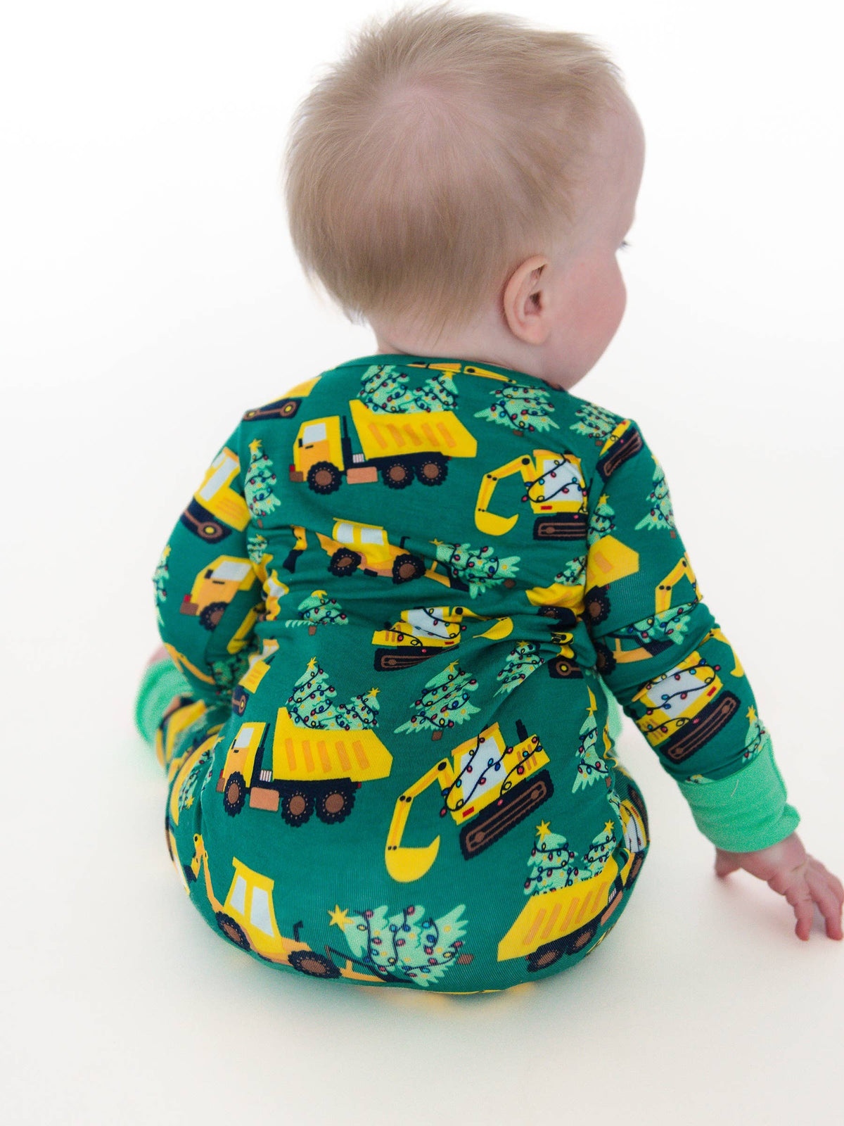 SoftSnooze™ Baby Bamboo Viscose Holiday Haul Convertible One Piece Footie Pajama